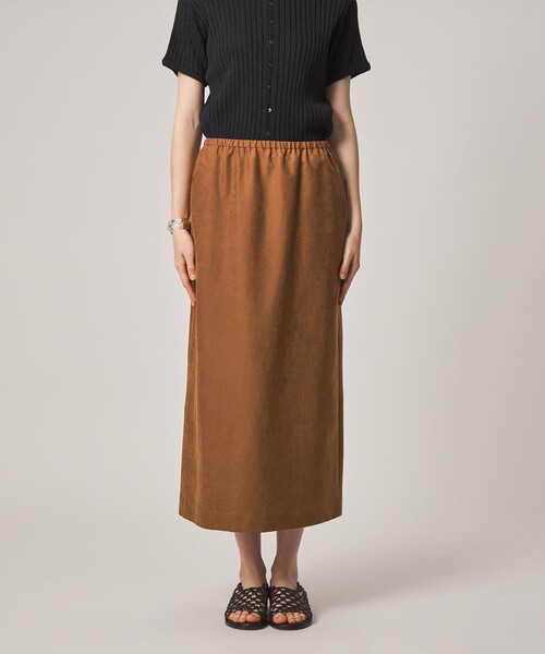 Steven Alan(スティーブンアラン)の「<Steven Alan>スエードライク ロング スカート(スカート・レディース・ブラウン/ブラック・S/M)」の6枚目の写真