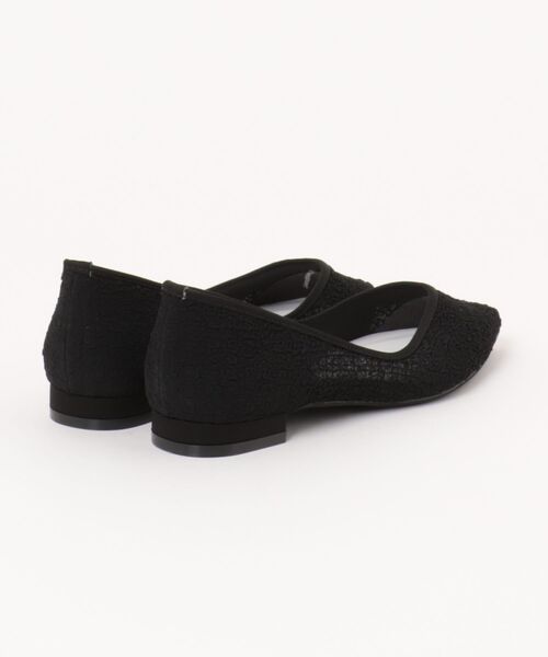 Bridget Birkin(ブリジットバーキン)の「【Bridget Birkin】ポインテッドチュールバレエシューズ (51526B)(バレエシューズ・レディース・ベージュ/グリーン/ブラック・23/23.5/24/22.5)」の4枚目の写真