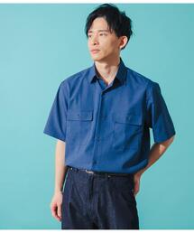 Park Slope NEWYORKER | 【吸水速乾・ストレッチ・一枚で決まる】ドライウェザーストライプ 半袖スマートカラーシャツ(Tシャツ/カットソー)