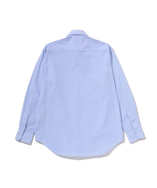 A BATHING APE(アベイシングエイプ)の「COLLEGE STRIPE SHIRT(シャツ/ブラウス・レディース・ピンク/サックスブルー・X-SMALL/SMALL)」の3枚目の写真