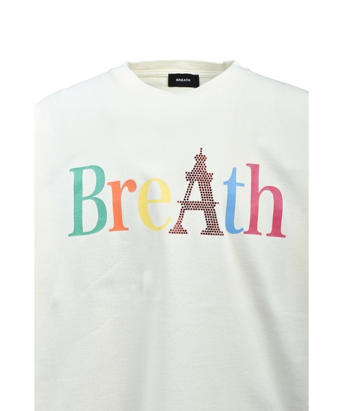 BREATH(ブレス)の「RAINBOW LOGO TEE(Tシャツ/カットソー・メンズ・ホワイト/ブラック・LARGE/X-LARGE/SMALL/MEDIUM)」の4枚目の写真