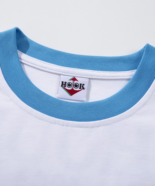 HOOK(フック)の「HOOK -original- サングラスキャットビーチプリントTシャツ(Tシャツ/カットソー・メンズ・ホワイト/ブラック・L/XL/M)」の16枚目の写真