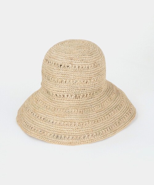 Vincent Pradier（ヴァンサンプラディエ）の「＜VINCENT PRADIER＞ワイドハット / HAT（ハット・レディース・ナチュラル・FREE）」の3枚目の写真