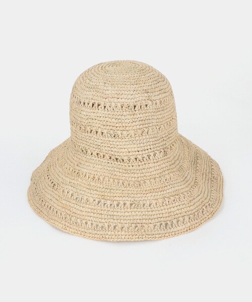 Vincent Pradier（ヴァンサンプラディエ）の「＜VINCENT PRADIER＞ワイドハット / HAT（ハット・レディース・ナチュラル・FREE）」の4枚目の写真