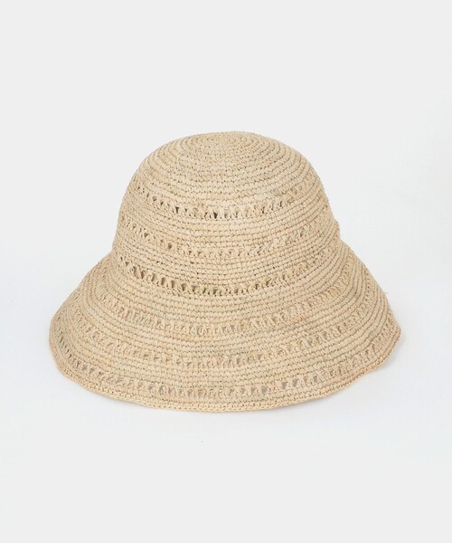Vincent Pradier（ヴァンサンプラディエ）の「＜VINCENT PRADIER＞ワイドハット / HAT（ハット・レディース・ナチュラル・FREE）」の5枚目の写真
