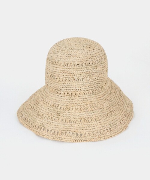 Vincent Pradier（ヴァンサンプラディエ）の「＜VINCENT PRADIER＞ワイドハット / HAT（ハット・レディース・ナチュラル・FREE）」の6枚目の写真