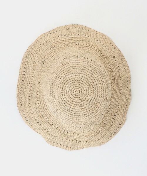 Vincent Pradier（ヴァンサンプラディエ）の「＜VINCENT PRADIER＞ワイドハット / HAT（ハット・レディース・ナチュラル・FREE）」の7枚目の写真