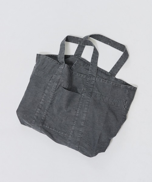 FTW(エフティダブリュー)の「TOTE BAG(トートバッグ・レディース・ベージュ/チャコールグレー・FREE)」の13枚目の写真