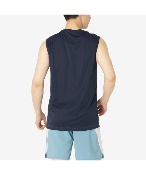 Reebok(リーボック)の「トレイン スリーブレス テック Tシャツ / ID TRAIN SLVLS TECH TEE(Tシャツ/カットソー・メンズ・ホワイト/ネイビー/ブラック・MEDIUM/LARGE/SMALL/X-LARGE)」の15枚目の写真