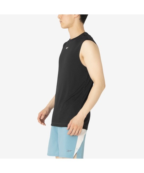 Reebok(リーボック)の「トレイン スリーブレス テック Tシャツ / ID TRAIN SLVLS TECH TEE(Tシャツ/カットソー・メンズ・ホワイト/ネイビー/ブラック・MEDIUM/LARGE/SMALL/X-LARGE)」の22枚目の写真