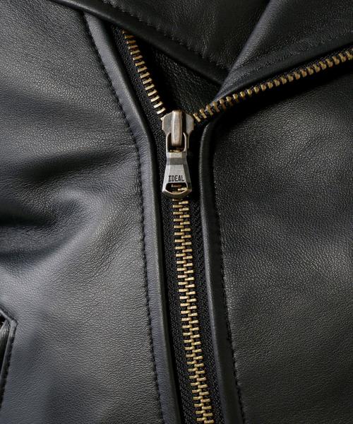 Jewel Changes（ジュエルチェンジズ）の「【CLASSY. 掲載】〓★JCUR レザー ダブルライダース ジャケット（ライダースジャケット・レディース・ブラック・36/38）」の15枚目の写真