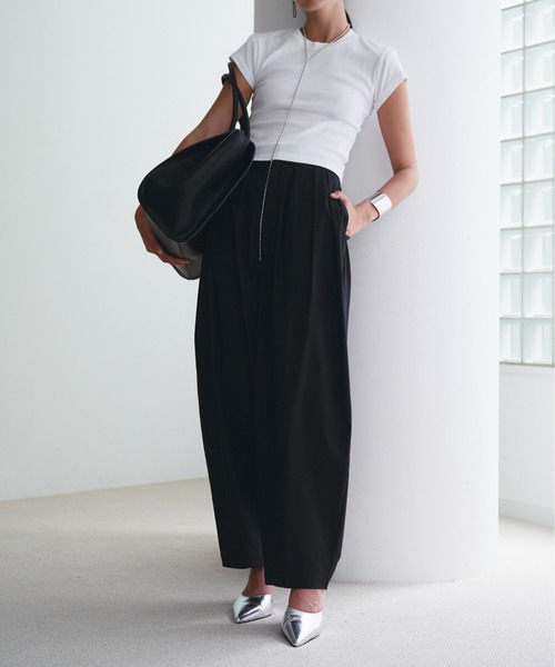SOEMIN(ソミン)の「Minimal big bag/ミニマルビッグハンドバッグ(ハンドバッグ・レディース・ブラック・FREE)」の7枚目の写真