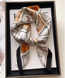 一部カラー新宿店・WEB限定》MY_silk satin スカーフ（バンダナ