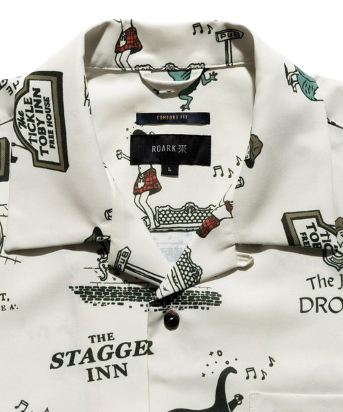 ROARK REVIVAL(ロアークリバイバル)の「【ROARK】“CHARMED CIRCLE” GONZO S/S(シャツ/ブラウス・メンズ・ホワイト・X-LARGE/LARGE/MEDIUM)」の8枚目の写真
