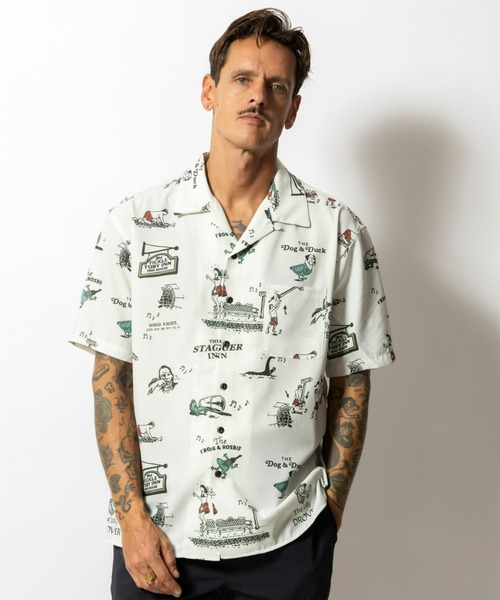 ROARK REVIVAL(ロアークリバイバル)の「【ROARK】“CHARMED CIRCLE” GONZO S/S(シャツ/ブラウス・メンズ・ホワイト・X-LARGE/LARGE/MEDIUM)」の4枚目の写真