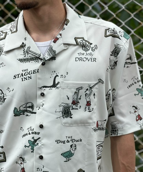 ROARK REVIVAL(ロアークリバイバル)の「【ROARK】“CHARMED CIRCLE” GONZO S/S(シャツ/ブラウス・メンズ・ホワイト・X-LARGE/LARGE/MEDIUM)」の2枚目の写真