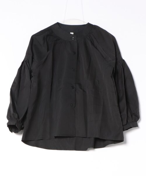 BLANC FICELLE(ブランフィセル)の「バルーンスリーブ シャツ(シャツ/ブラウス・レディース・KHAKI/Black/White・M/L)」の5枚目の写真