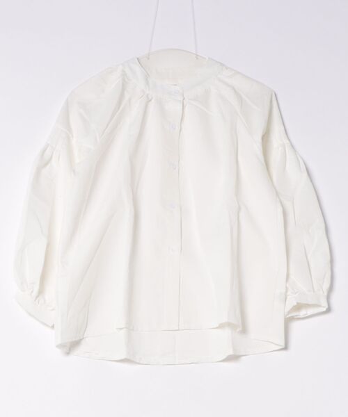 BLANC FICELLE(ブランフィセル)の「バルーンスリーブ シャツ(シャツ/ブラウス・レディース・KHAKI/Black/White・M/L)」の8枚目の写真