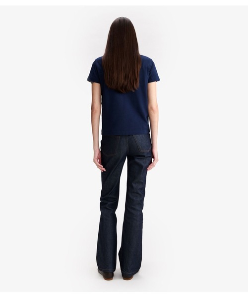A.P.C.（アーペーセー）の「POLO RENEE（ポロシャツ・レディース・ホワイト/ネイビー・M/L/S）」の8枚目の写真