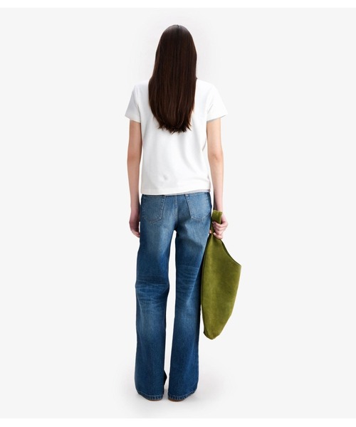 A.P.C.（アーペーセー）の「POLO RENEE（ポロシャツ・レディース・ホワイト/ネイビー・M/L/S）」の4枚目の写真