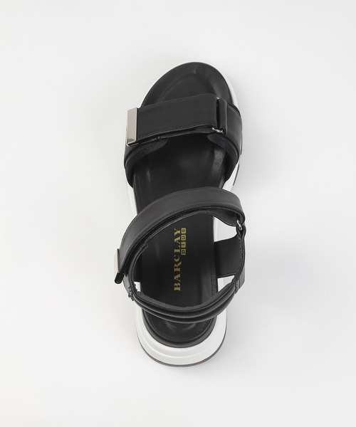 BARCLAY(バークレー)の「BARCLAY(バークレー)ベルトスポーツサンダル(サンダル・レディース・シルバー/アイボリー/ブラック・22.5cm/23cm/23.5cm/24cm/24.5cm)」の6枚目の写真