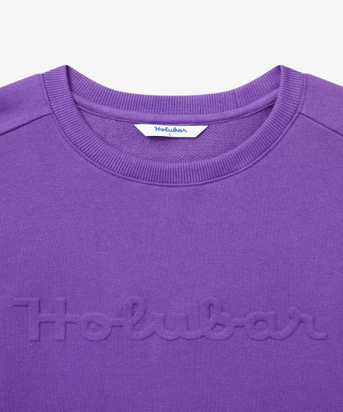 HOLUBAR（ホルバー）の「Basic Logo Sweatshirt Purple（スウェット・メンズ・その他・SMALL/MEDIUM/LARGE/X-LARGE）」の3枚目の写真