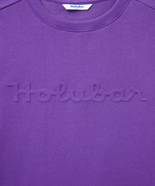 HOLUBAR（ホルバー）の「Basic Logo Sweatshirt Purple（スウェット・メンズ・その他・SMALL/MEDIUM/LARGE/X-LARGE）」の4枚目の写真