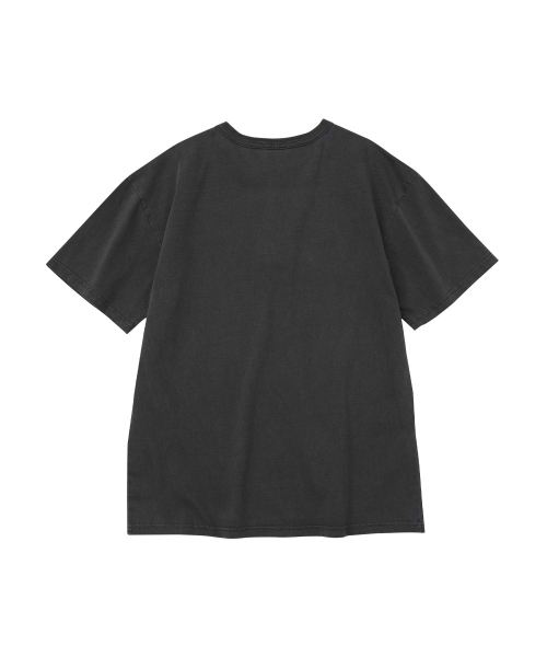 WMC（ダブリューエムシー）の「[クロップ] ガーメントダイヘンリーネックTシャツ_CHARCOAL GREY（Tシャツ/カットソー・メンズ・チャコールグレー・M/L/XL）」の3枚目の写真