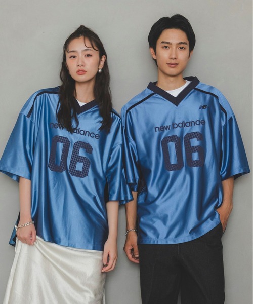 NEW BALANCE(ニューバランス)の「アメリカンフットボールシャツ(Tシャツ/カットソー・メンズ・ブルーグレー/グレイッシュブルー・SMALL/MEDIUM/LARGE/X-LARGE/XX-LARGE)」の15枚目の写真