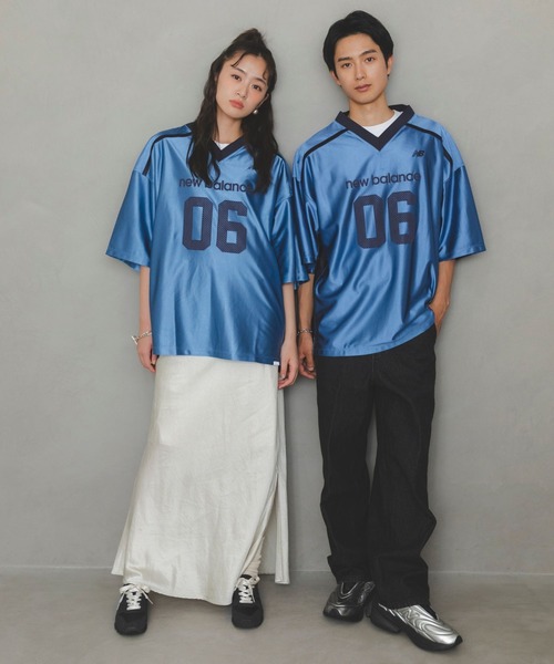 NEW BALANCE(ニューバランス)の「アメリカンフットボールシャツ(Tシャツ/カットソー・メンズ・ブルーグレー/グレイッシュブルー・SMALL/MEDIUM/LARGE/X-LARGE/XX-LARGE)」の17枚目の写真