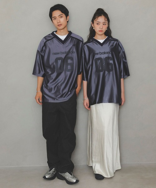 NEW BALANCE(ニューバランス)の「アメリカンフットボールシャツ(Tシャツ/カットソー・メンズ・ブルーグレー/グレイッシュブルー・SMALL/MEDIUM/LARGE/X-LARGE/XX-LARGE)」の5枚目の写真