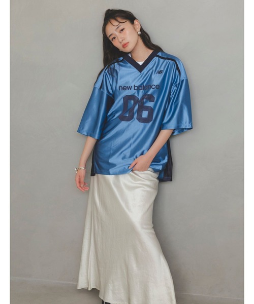 NEW BALANCE(ニューバランス)の「アメリカンフットボールシャツ(Tシャツ/カットソー・メンズ・ブルーグレー/グレイッシュブルー・SMALL/MEDIUM/LARGE/X-LARGE/XX-LARGE)」の21枚目の写真