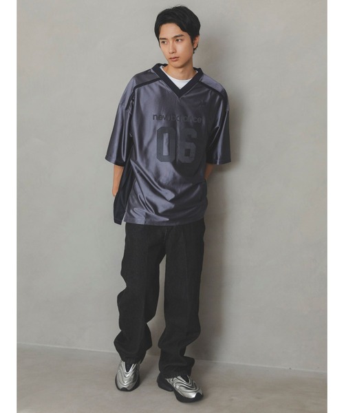 NEW BALANCE(ニューバランス)の「アメリカンフットボールシャツ(Tシャツ/カットソー・メンズ・ブルーグレー/グレイッシュブルー・SMALL/MEDIUM/LARGE/X-LARGE/XX-LARGE)」の13枚目の写真