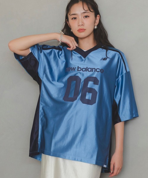 NEW BALANCE(ニューバランス)の「アメリカンフットボールシャツ(Tシャツ/カットソー・メンズ・ブルーグレー/グレイッシュブルー・SMALL/MEDIUM/LARGE/X-LARGE/XX-LARGE)」の20枚目の写真