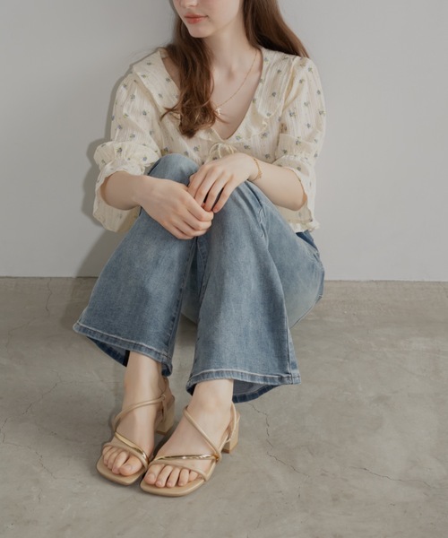 JUMELLE（ジュメロ）の「ストラップサンダル（サンダル・レディース・ブラック/ベージュ・SMALL/MEDIUM/LARGE）」の17枚目の写真