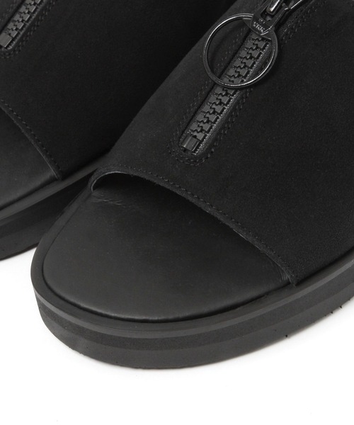 MANEBU(マネブ)の「【MANEBU(マネブ)】GOO ZIP SUEDE(サンダル・メンズ・ブラック・MEDIUM/SMALL)」の9枚目の写真