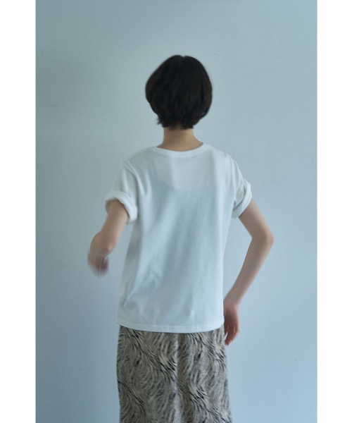 marjour（マージュール）の「FLOCKY LOGO TEE（Tシャツ/カットソー・レディース・チャコールグレー/オフホワイト・M）」の10枚目の写真