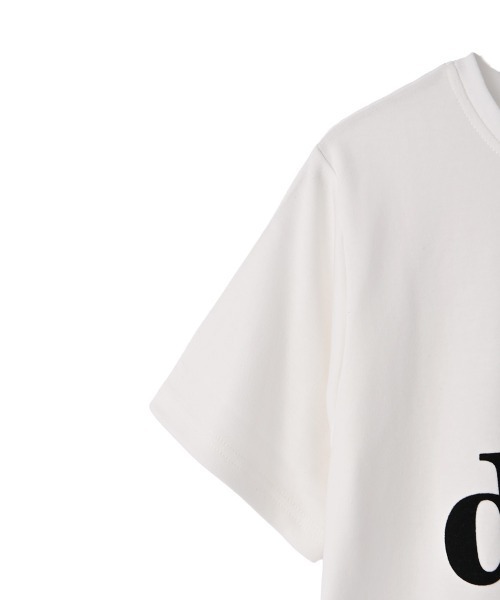 marjour（マージュール）の「FLOCKY LOGO TEE（Tシャツ/カットソー・レディース・チャコールグレー/オフホワイト・M）」の19枚目の写真