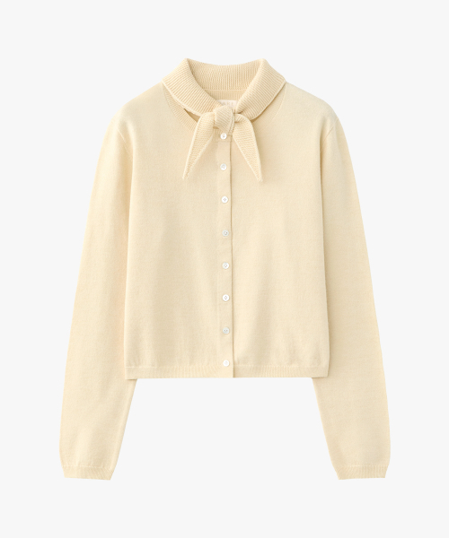 SUARE WOMEN（スアレウーマン）の「(ウィメンズ)デイリーミニマルボタンカーディガン(SET) - 6カラー（カーディガン/ボレロ・レディース・チャコールグレー/ブラック/ベージュ/ネイビー/アイボリー・SMALL/MEDIUM）」の7枚目の写真