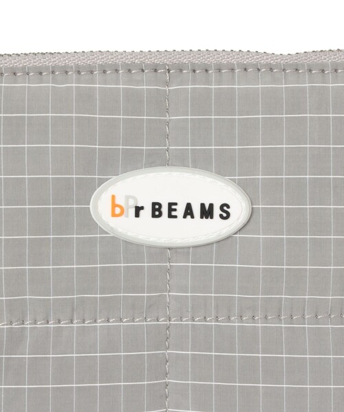 bpr BEAMS（ビーピーアール ビームス ）の「リップストップ フラット ポーチ S（ポーチ・レディース・グレー/ピンク/サックスブルー/オレンジ/ミント・ONE SIZE）」の7枚目の写真