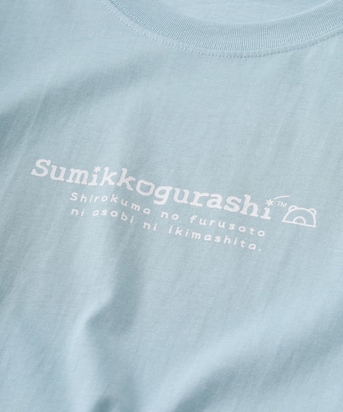FUNALIVE(ファンアライブ)の「すみっコぐらし お揃いコーデシリーズTシャツ 半袖(Tシャツ/カットソー・メンズ・ホワイト/サックスブルー・L/M/LL)」の9枚目の写真