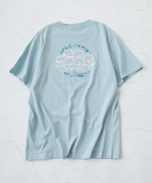 FUNALIVE(ファンアライブ)の「すみっコぐらし お揃いコーデシリーズTシャツ 半袖(Tシャツ/カットソー・メンズ・ホワイト/サックスブルー・L/M/LL)」の11枚目の写真