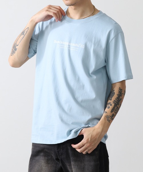 FUNALIVE(ファンアライブ)の「すみっコぐらし お揃いコーデシリーズTシャツ 半袖(Tシャツ/カットソー・メンズ・ホワイト/サックスブルー・L/M/LL)」の20枚目の写真