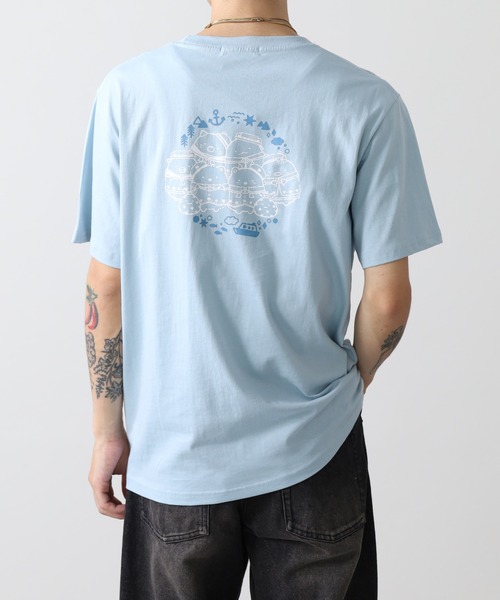 FUNALIVE(ファンアライブ)の「すみっコぐらし お揃いコーデシリーズTシャツ 半袖(Tシャツ/カットソー・メンズ・ホワイト/サックスブルー・L/M/LL)」の21枚目の写真