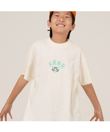 KRNR（クルナル）の「MGH ビッグリップジュニア半袖Tシャツ_クリーム（Tシャツ/カットソー）」