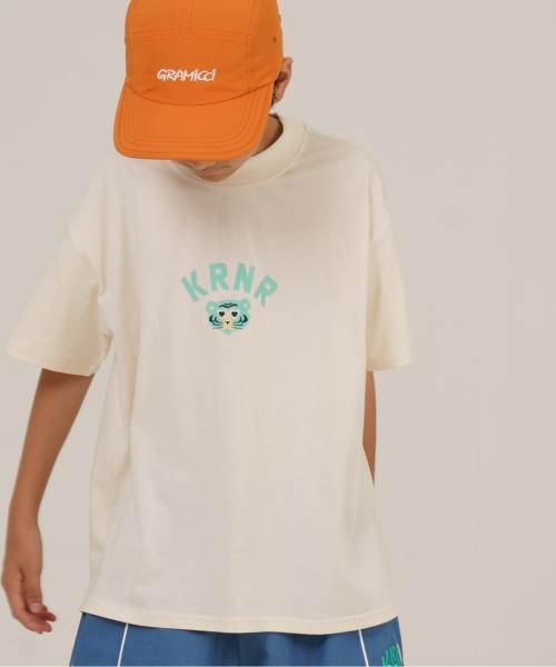 KRNR(クルナル)の「MGH ビッグリップジュニア半袖Tシャツ_クリーム(Tシャツ/カットソー・レディース・その他・140/150/160/130)」の2枚目の写真