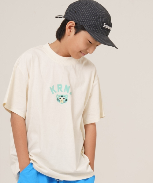 KRNR(クルナル)の「MGH ビッグリップジュニア半袖Tシャツ_クリーム(Tシャツ/カットソー・レディース・その他・140/150/160/130)」の3枚目の写真