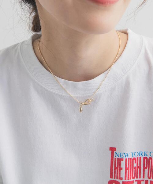 URBAN RESEARCH DOORS（アーバンリサーチドアーズ）の「メタルトップマンテルネックレス | ショートネックレス/プレゼント/ギフト（ネックレス・レディース・シルバー/ゴールド・ONE）」の5枚目の写真