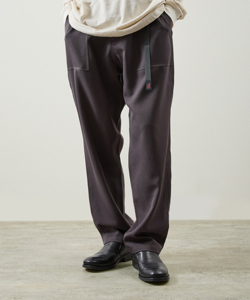 Gramicci（グラミチ）の「GRAMICCI グラミチ / WOOL LIKE LOOSE TAPERED RIDGE PANT ウールライクルーズテーパードリッジパンツ / GMP6-FJP016（その他パンツ・メンズ・ブルー系その他/ブラック/チャコールグレー・X-LARGE/LARGE/SMALL/MEDIUM）」の3枚目の写真