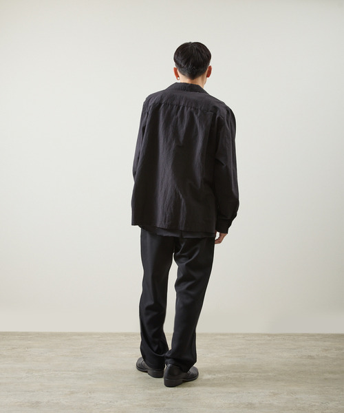 Gramicci（グラミチ）の「GRAMICCI グラミチ / WOOL LIKE LOOSE TAPERED RIDGE PANT ウールライクルーズテーパードリッジパンツ / GMP6-FJP016（その他パンツ・メンズ・ブルー系その他/ブラック/チャコールグレー・X-LARGE/LARGE/SMALL/MEDIUM）」の6枚目の写真